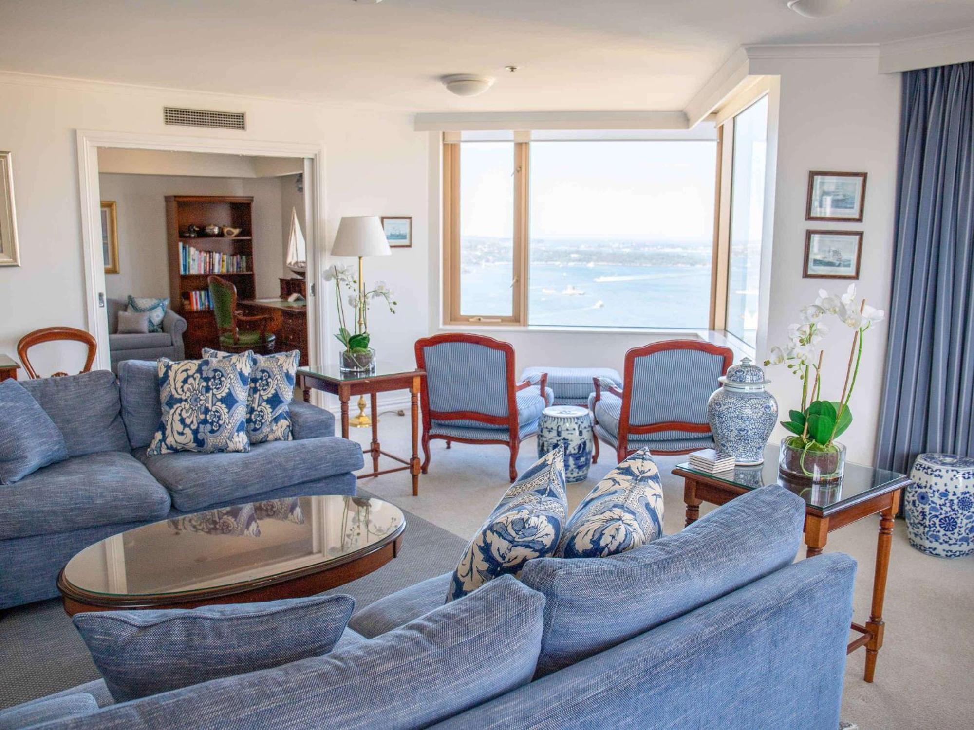 The Sebel Quay West Suites Sydney Esterno foto The living room of the presidential suite